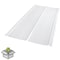 Sunsky 5V 26.22 in. x 6 ft. White Opal Polycarbonate Roof Panel, 5PK 401027 - alternate 1